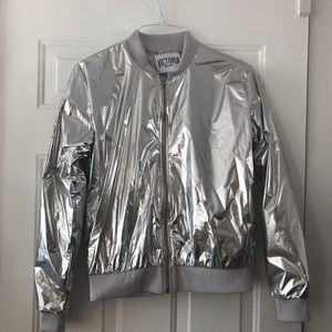 Victoria’s Secret silver Sportswear windbreaker
